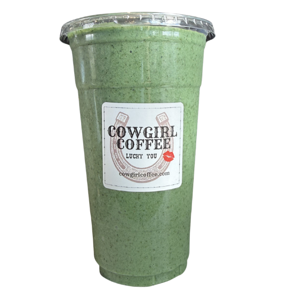 Vegan Green Smoothie Cowgirl Coffee